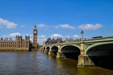 Obraz premium Most Londyński - Big Ben