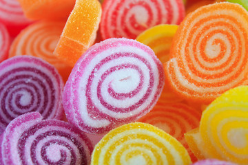 Fototapeta na wymiar colorful sweet jelly candies