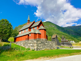 Fototapeta na wymiar Borgund Stave Church, Norway