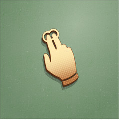 Ikona vintage z szumem i cieniem © vempireart