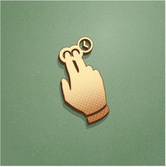 Ikona vintage z szumem i cieniem © vempireart