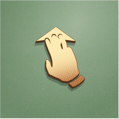 Ikona vintage z szumem i cieniem © vempireart