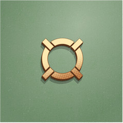 Ikona vintage z szumem i cieniem © vempireart