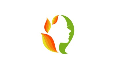 Natural beauty Cosmetic salon logo design