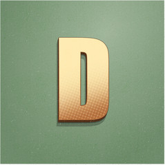 Ikona vintage z szumem i cieniem © vempireart