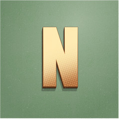 Ikona vintage z szumem i cieniem © vempireart