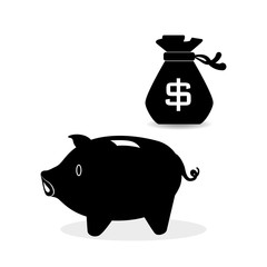 financial item design. money icon. flat illustration