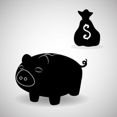 financial item design. money icon. flat illustration