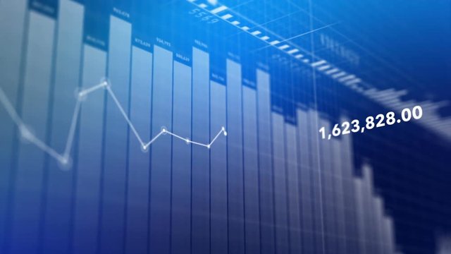 Charts and data.