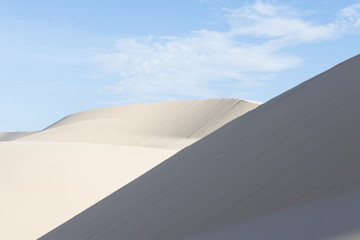 Fototapeta na wymiar white sand dune in Muine,Viet Nam.