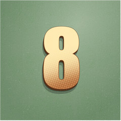 Ikona vintage z szumem i cieniem © vempireart