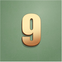 Ikona vintage z szumem i cieniem © vempireart