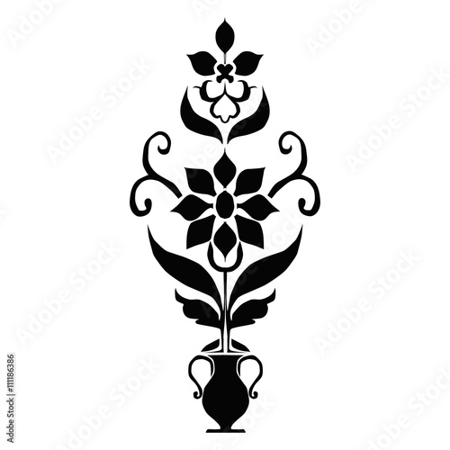 Black And White Pattern Leaf Flower Tattoo Wall Mural Wallpaper Murals Ainipple Black And White Pattern Leaf Flower Tattoo Wall Mural Wallpaper Murals Ainipple