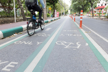 Obraz premium bike lane