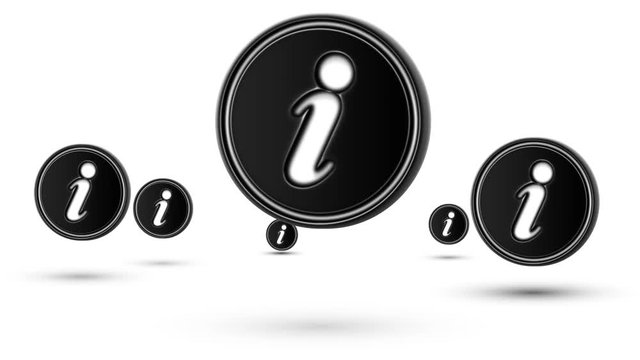 Jumping internet icons. Looping.