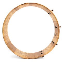 Obraz premium Wooden base for drum isolated