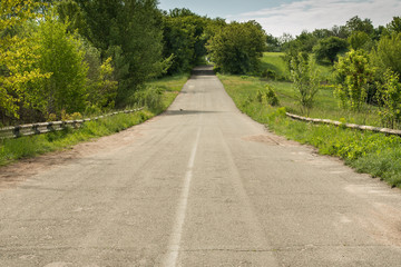 Фрагмент сельской дороги