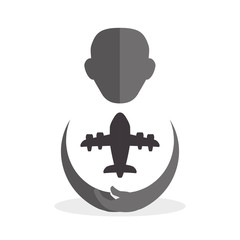 Insurance design.  protection concept.  isolated illustration