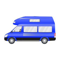 Vector illustration car camper