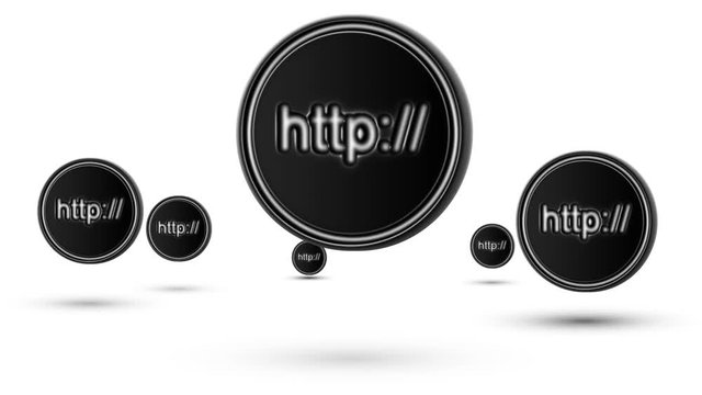 Jumping "http://" icons. Looping.