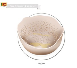Appam or Sri Lankan Traditional Rice Pancakes