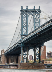 Manhattan Bridge, New York - obrazy, fototapety, plakaty