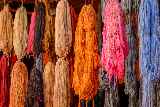 Dyed wool Marrakech