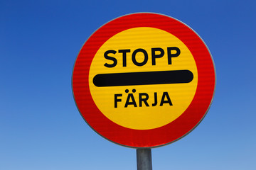 Stopp Färja