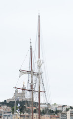 Obraz premium Mâts de bateau, Marseille