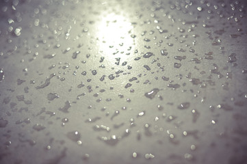 Picture of water drops copy space background