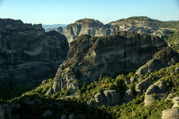 Meteora Monasteries Landscape, Greece