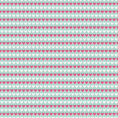 Valentine day seamless pattern. illustration