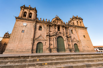 Cathedral of cusco city at Plaza de armas, Cusco, Peru