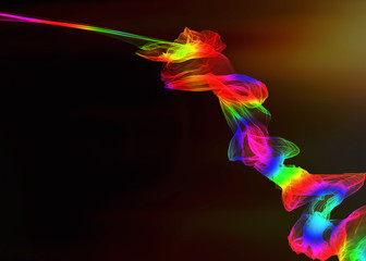 Tło w kolorowy dymek © wiwaldi24