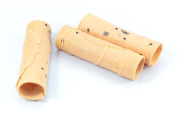 Tong Muan sweet made from flour and mix the grains.