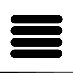 Fototapeta premium Menu icon illustration design