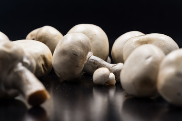 Mushrooms, food, close-up, macro.