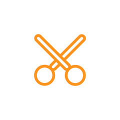 Scissor Logo Icon Vector