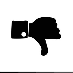 Thumbs up icon ,  Like icon , dislike icon illustration design