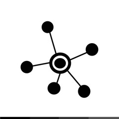 Social network icon illustration design illustration design