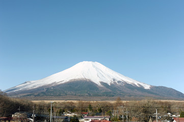 Fototapeta na wymiar Fuji mountain in Japan.
