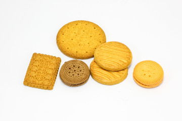 Assorted shape biscuit cookies
