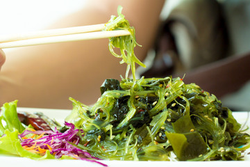 Japanese seaweed salad 