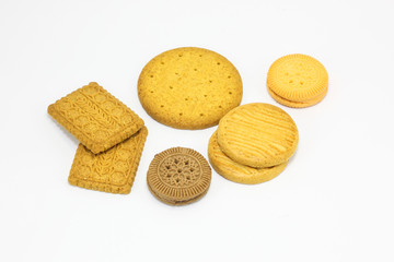 Assorted shape biscuit cookies