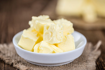 Portion of Butter (selective focus)