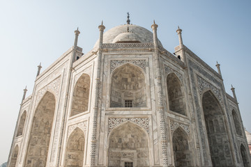 Fototapeta na wymiar Artistic Beauty of Taj Mahal