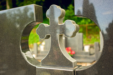 Сross. Merry Christmas Card Thankful Adoration Glorify Peace Evangelical Hallelujah Blessing Amen Hope Religion concept