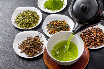 おいしい日本茶いろいろ　 Various Japanese green tea