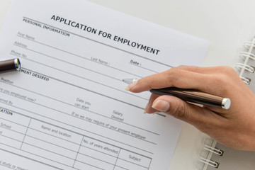 Applying the Application form to applying job