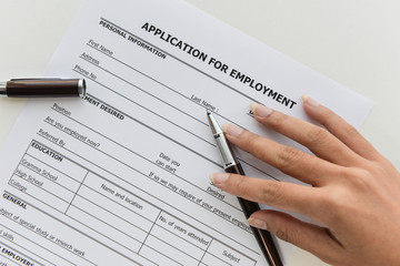 Applying the Application form to applying job